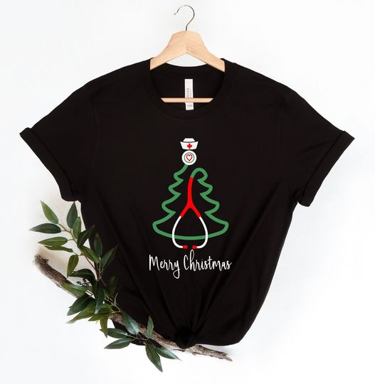 Discover Christmas Nurse Shirt, One Merry Nurse Shirt, Christmas Nursing School Shirt, Santa Gift