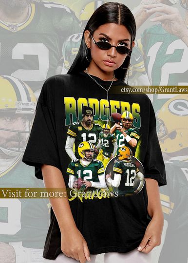 Discover Vintage Aaron Rodgers Shirt  Football Shirt, Vintage Bootleg