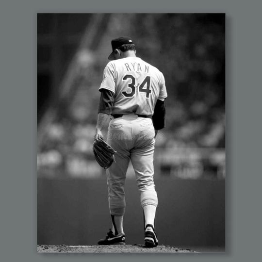 Discover Nolan Ryan Classic Baseball Poster