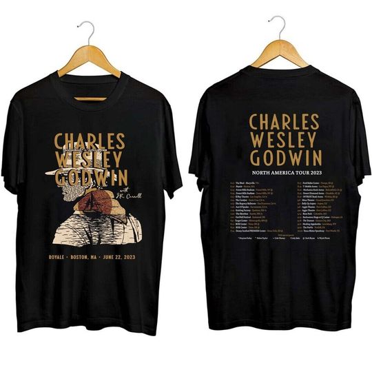 Discover Charles Wesley Godwin North American Tour 2023 T-Shirt