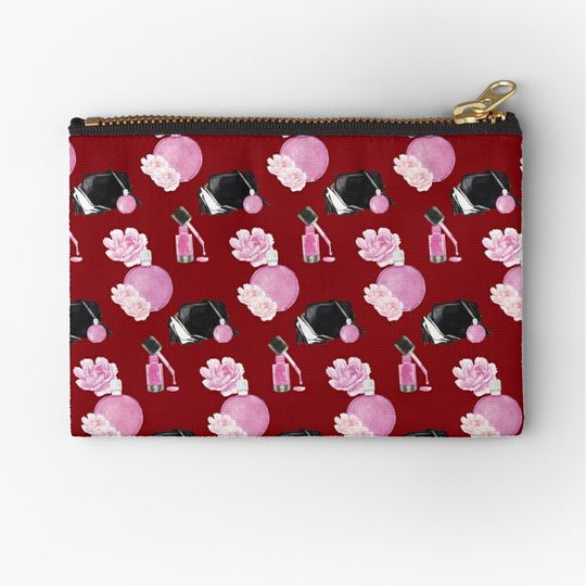 Discover Cosmetic Products Pattern Makeup Bag