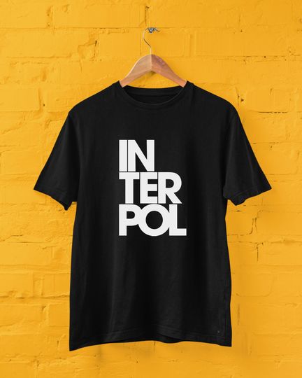 Discover Interpol Band Logo Shirt