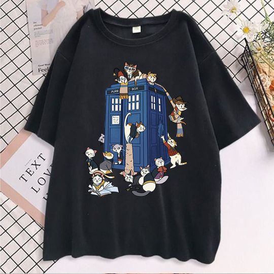 Discover Doctor Cat Shirt, Doctor Who Shirt, Time Lord Shirt