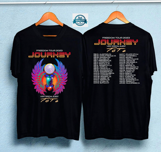 Discover 2023 Tour Journey Freedom Shirt Toto Special Guest 2024 Concert