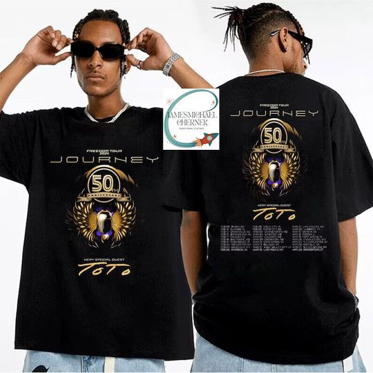 Discover Journey Freedom Tour 2024 Shirt Journey With Toto 2024 Shirt