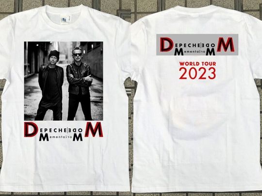 Discover Depeche Mode Memento Mori World Tour 2023 Dates T-Shirt