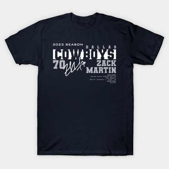 Discover Martin - Cowboys - 2023 - Zack Martin - T-Shirt