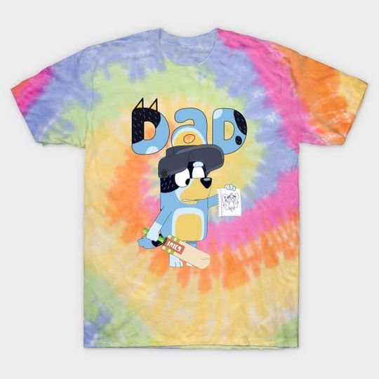 Discover BlueyDad Family Tie Dye T-Shirt