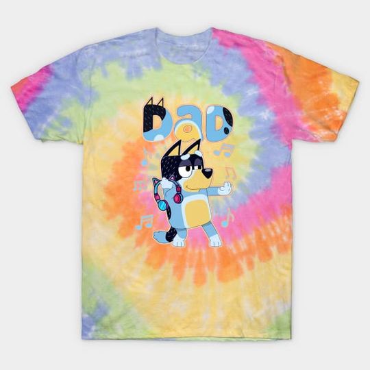 Discover BlueyDad Family Tie Dye T-Shirt