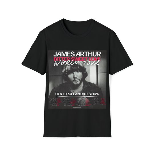 Discover James Arthur tour 2024 T-Shirt