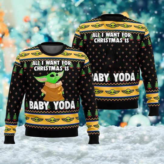 Discover Cute Baby All I Want Movie Ugly Christmas Sweater