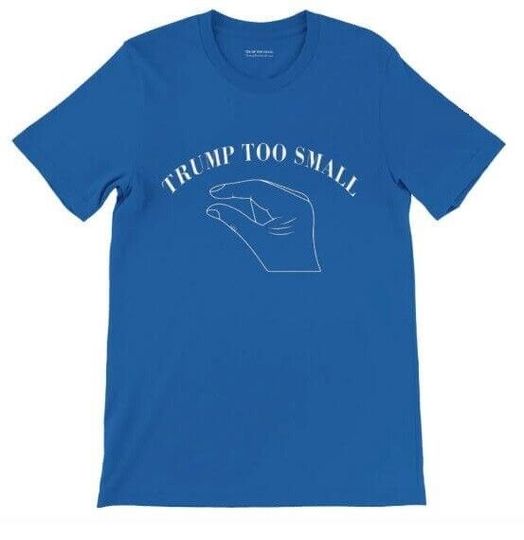 Discover TRUMP TOO SMALL T-SHIRT