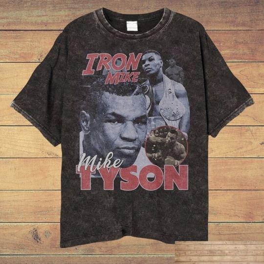 Discover Vintage Mike Tyson T-Shirt - Iron Mike Design