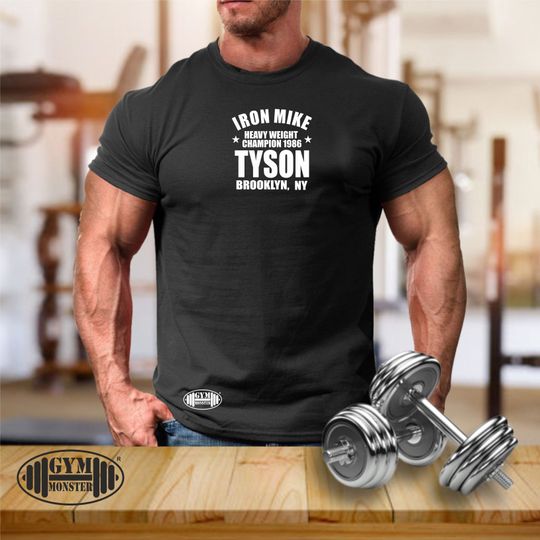 Discover Iron Mike T Shirt Gym Clothing Bodybuilding Training
