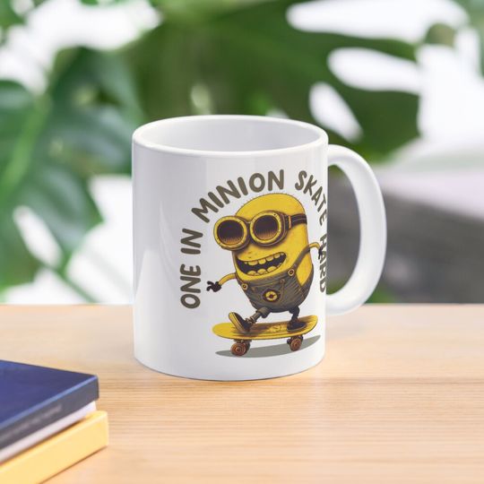 Discover One In A Minion, One Eyed Minion, Skateboarding Minion Coffee Mug