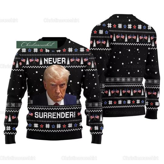 Discover Christmas Trump Ugly Sweater, Donald T r u mp Ugly Sweater