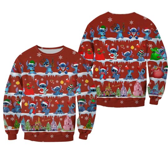 Discover Funny Blue Alien Ugly Christmas Sweater