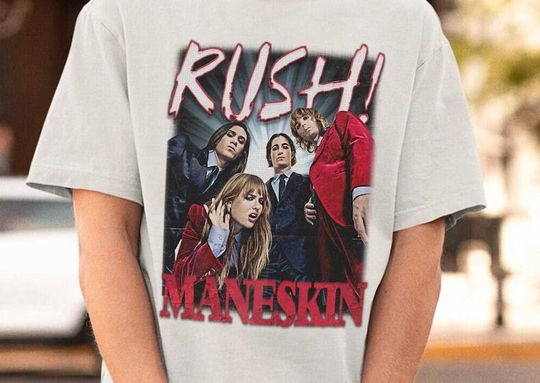 Discover Mneskin Band T shirt, World Tour TShirt