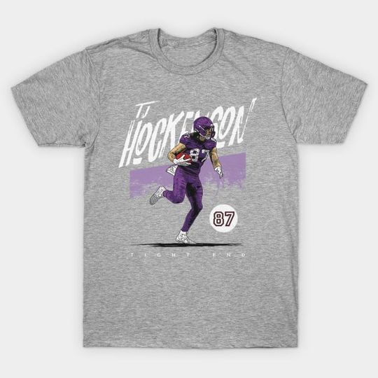 Discover T.J. Hockenson Minnesota Grunge - Tj Hockenson - T-Shirt