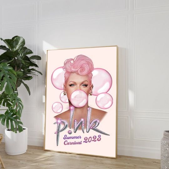 Discover Pink Summer 2023 Tour Poster, Summer 2023, Concert Poster