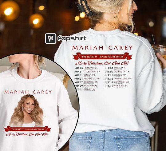 Discover Mariah Carey 2023 Tour Shirt, Mariah Carey Merry Christmas One and All Tour 2023