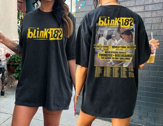 Discover B182 The World Tour 2023/2024 Concert Shirt