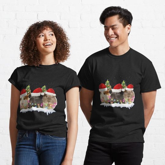Discover christmas guinea pigs  Classic T-Shirt