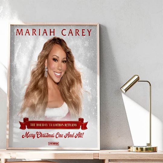 Discover Mariah Carey Merry Christmas One And All The Holiday Tradition Returns 2023 Poster