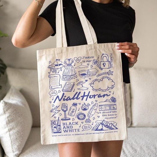 Discover Niall Horan Doodle Art Tote Bag, The Show Album