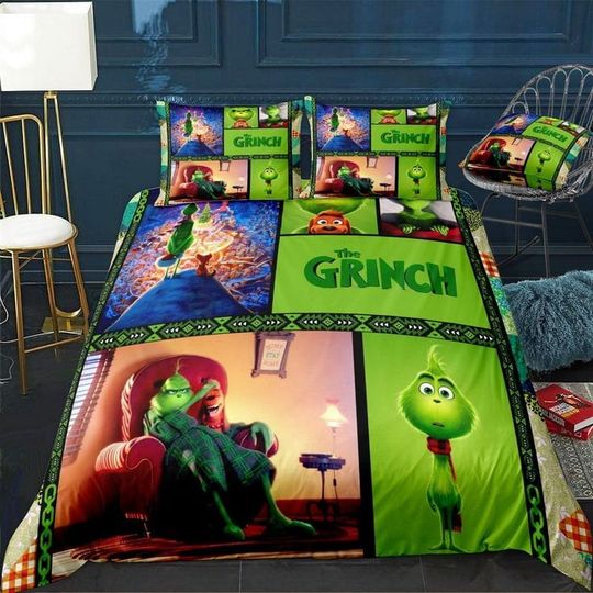 Discover funny character Christmas Blanket, funny character Bedding Set