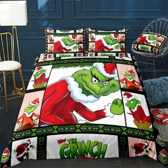 Discover funny character Christmas Bedding Set, funny character Merch