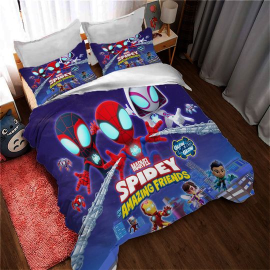 Discover Spidey and His Amazing Friends Bedding Set Christmas Gift