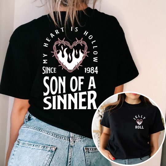 Discover Jelly Roll 2023 Tour Shirt - Backroad Baptism