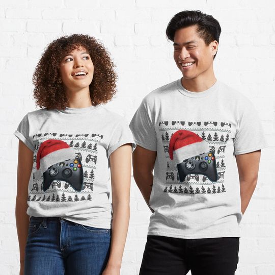 Discover Video Gamer Christmas Classic T-Shirt