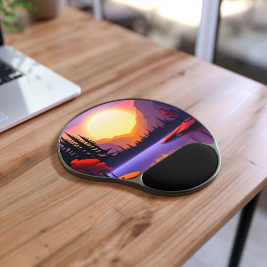 Discover Ergonomic Wrist Rest Mouse Pad - Landscape