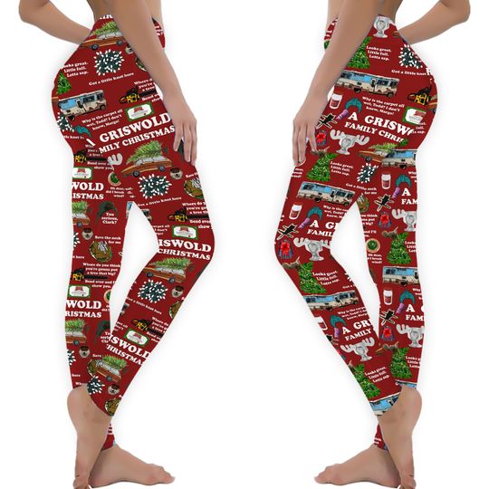 Discover Christmas Vacation Collage Leggings
