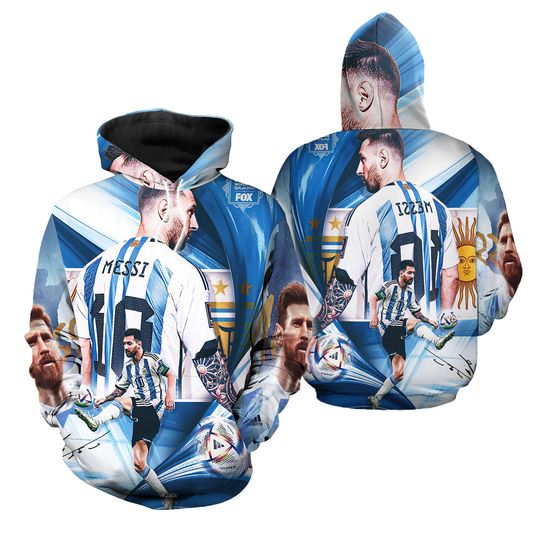Discover Messi 10 Fifa World Cup Football Hoodie