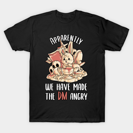 Discover Tabletop Role Playing Game DM Dungeon Master Bunny - Tabletop - T-Shirt