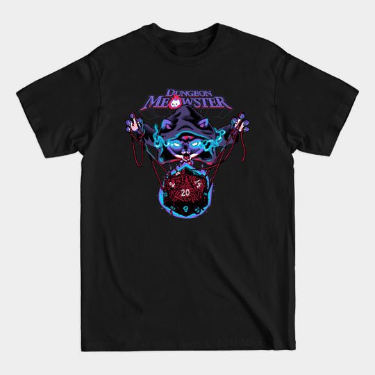 Discover Dungeon Meowster - Funny RPG Cat Lover - Dungeon Master - T-Shirt