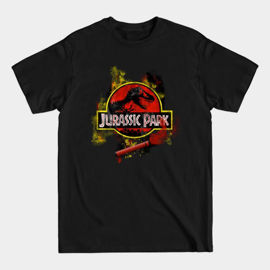 Discover Jurassic Park - Movie Flare Logo - Jurassic Park - T-Shirt