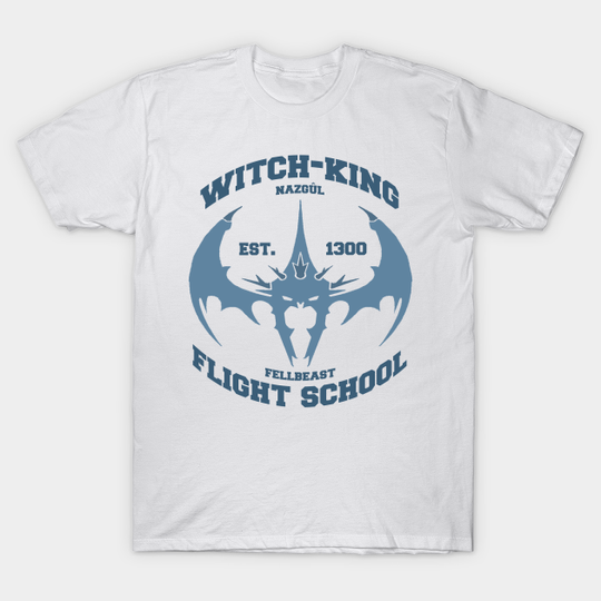 Discover Witch-King Nazgûl Flight School - Lord Of The Rings - T-Shirt