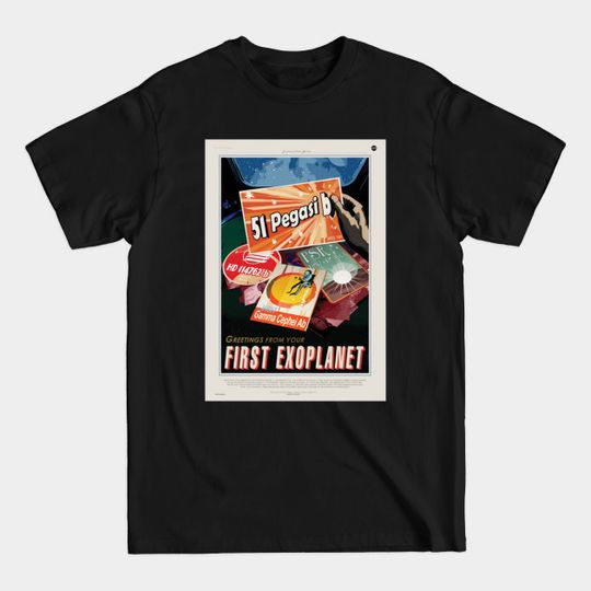 Discover Exoplanet NASA Poster - Extraterrestrial - T-Shirt