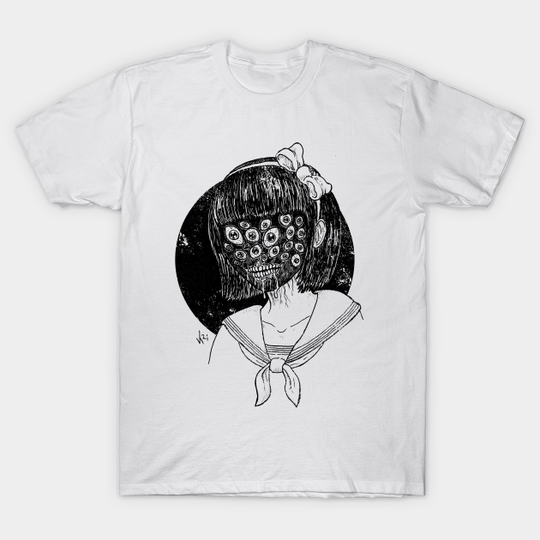 Discover 20 Eyes (Black Print) - Inktober - T-Shirt