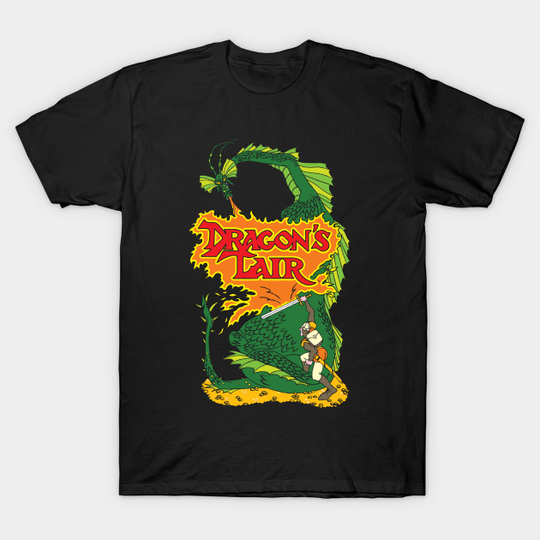 Discover Dragon's Lair Video Game - Dungeons And Dragons - T-Shirt