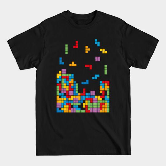 Discover I love 8-Bit video games Tetris BoomBoomInk - Gamer - T-Shirt