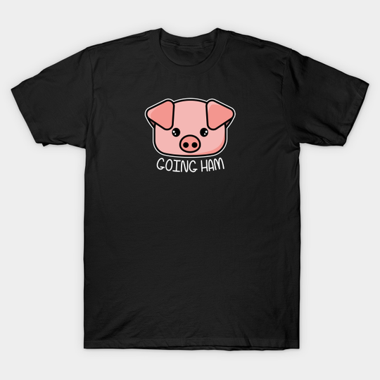 Discover Going Ham - Funny Gamer Pig - Gamer - T-Shirt