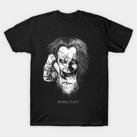 Discover Wanna play? - Horror - T-Shirt