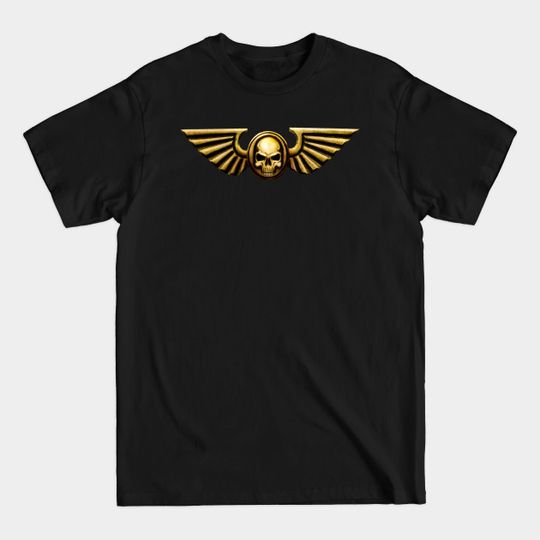 Discover Imperial Skull and Wings Gold - Gaming - T-Shirt