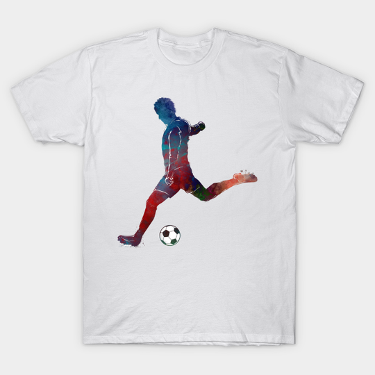 Discover Football player sport art #football #soccer - Soccer Player - T-Shirt