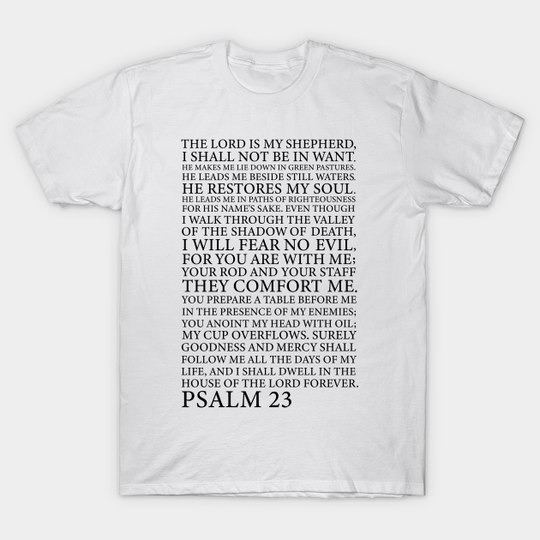 Discover Psalm 23 - Bible - T-Shirt